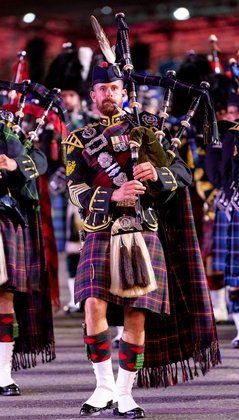 Gruppe Dudelsackspieler The Royal Edinburgh Military Tattoo