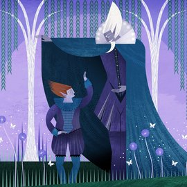 Glyndebourne - A Midsummer Nights Dream Illustration