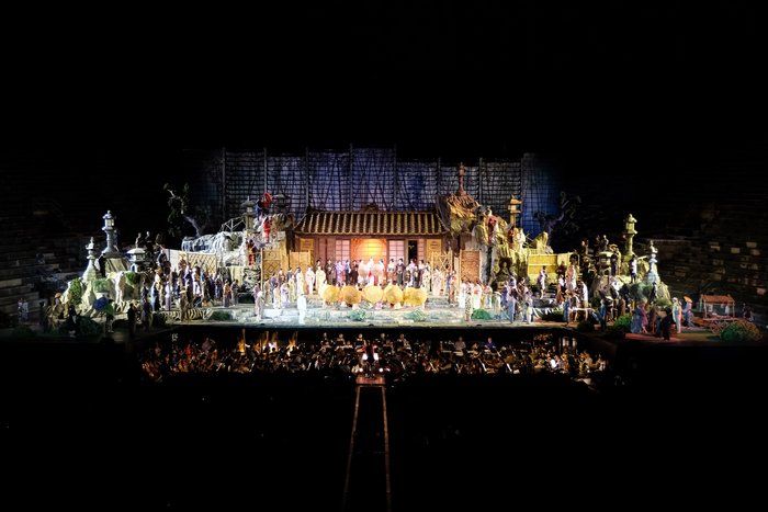 Arena di Verona Bühnenbild Madame Butterfly