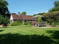 Netherwood Lodge Ansicht B&B vom Garten aus Glyndebourne Unterkunft