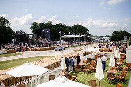 Goodwood Festival of Speed Clark Pavilion Bereich