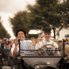 Goodwood Revival Stan Laurel and Oliver Hardy Darsteller 