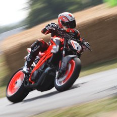 Goodwood Festival of Speed Motorrad auf der Rennstrecke