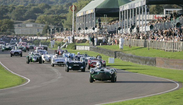 Goodwood Revival Rennen von Oldtimern