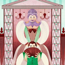 Glyndebourne - The Rakes Progress Illustration
