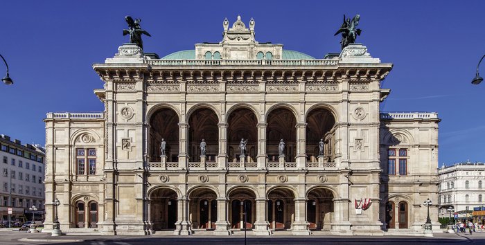 Wiener Staatsoper Aussenansicht am Tag