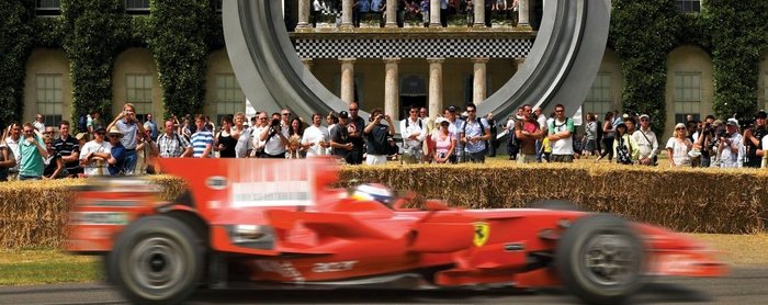 Goodwood FoS roter Formel 1 Rennwagen