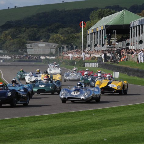 Goodwood Revival Autorennen von Oldtimern